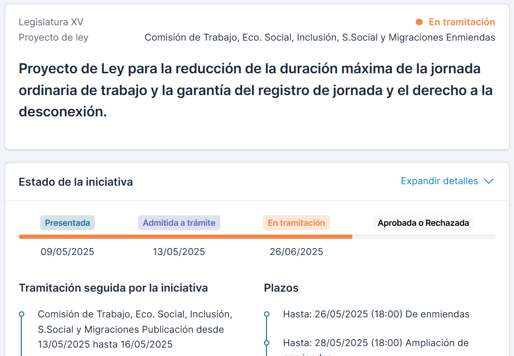 GovClipping — detalle de iniciativa parlamentaria