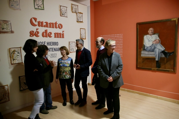 Imagen del artículo Zuloaga destaca la figura de José Hierro como maestro de la cultura en la inauguración de la exposición sobre el poeta instalada en la Biblioteca Central de Cantabria