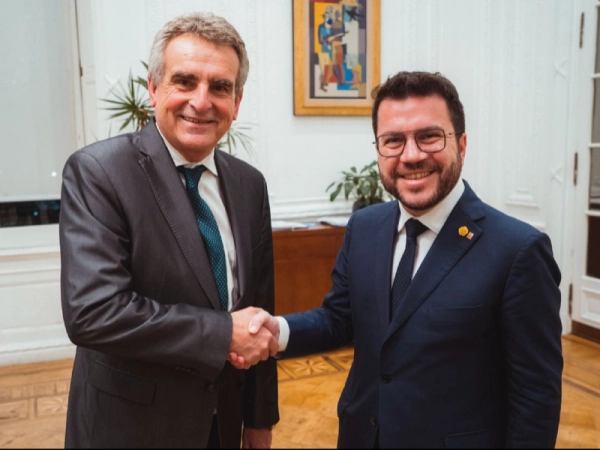 Imagen del artículo El president Aragonès s'ha reunit amb el ministre Agustín Rossi, cap del Gabinet de Ministres del Govern d'Argentina
