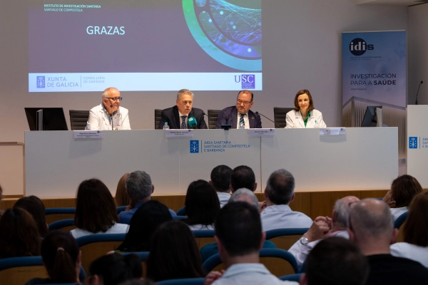 Imagen del artículo Gómez Caamaño destaca a calidade do Instituto de Investigación Sanitaria de Santiago, que en 2023 captou 52 millóns para proxectos innovadores