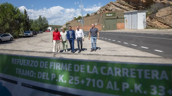 Imagen del artículo El Gobierno de La Rioja invierte un millón de euros en las obras de refuerzo de firme de la carretera LR-115 entre Quel y Autol