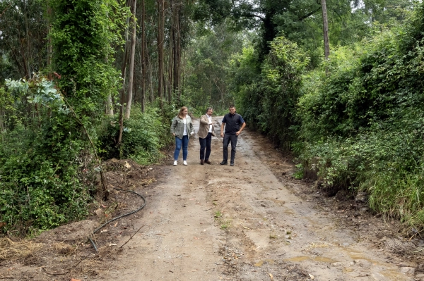 Imagen del artículo Desarrollo Rural inspecciona las obras de la pista que une La Bárcena y Santisteban en Ampuero