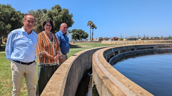 Imagen del artículo El conseller del Mar y del Ciclo del Agua y la alcaldesa de Ciutadella conocen el proyecto de mejora de la estación depuradora de Ciutadella Sud