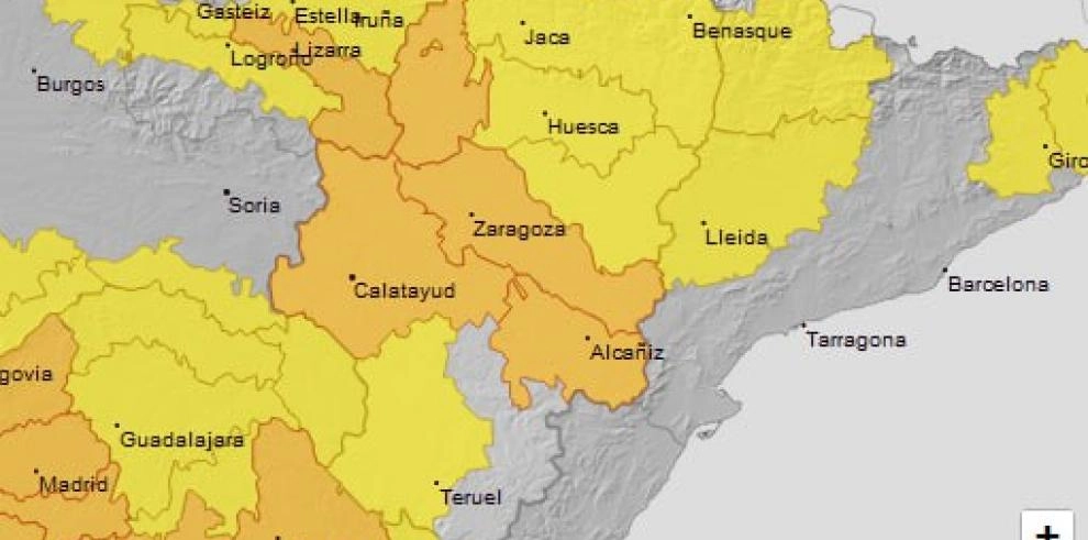 Imagen del artículo Aviso naranja por temperaturas máximas en provincia de Zaragoza y Bajo Aragón