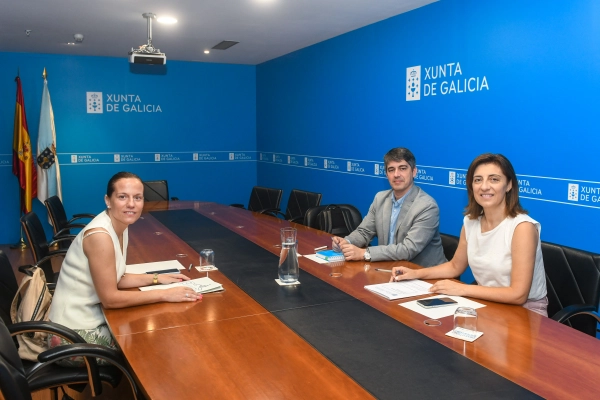 Image 1 of article A Xunta avalía co concello de Salvaterra de Miño vías de colaboración en materia de augas