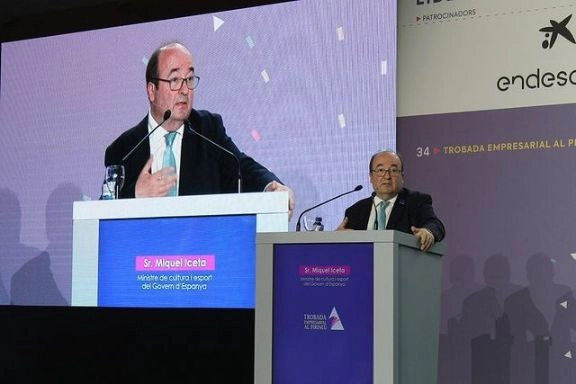 Imagen del artículo Intervención del ministro de Cultura y Deporte, Miquel Iceta, en la 34ª edición de la Trobada Empresarial al Pirineu