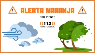 Imagen del artículo El Gobierno Vasco activa la alerta naranja por viento en zonas expuestas y no expuestas entre las 06:00 y las 15:00 horas de mañana domingo
