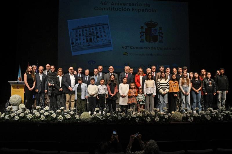 Imagen del artículo La Subdelegación del Gobierno en Ourense conmemora el 46º aniversario de la Constitución con la entrega de premios de su tradicional concurso escolar