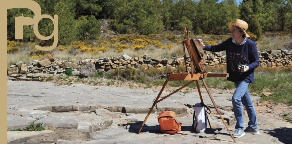 Imagen del artículo La Fundación Dinópolis edita un nuevo número de la serie 'Paleoguías' sobre el trabajo pictórico en El Castellar