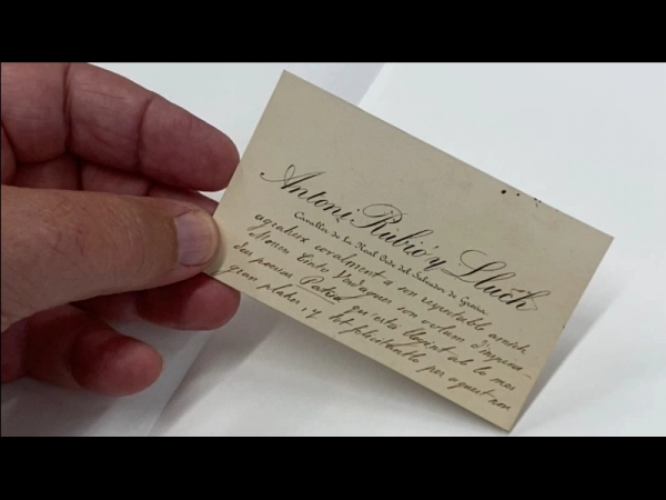 Imagen del artículo L'Arxiu Nacional rep la Col·lecció Verdaguer Panadès amb documentació extraordinària per al coneixement de Jacint Verdaguer