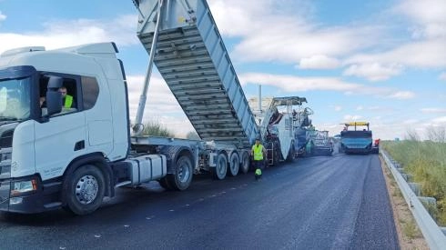 Image 4 of article Transportes finaliza la rehabilitación del firme de 15 km de la A-62 en la provincia de Valladolid, tras invertir 5,5 millones de euros