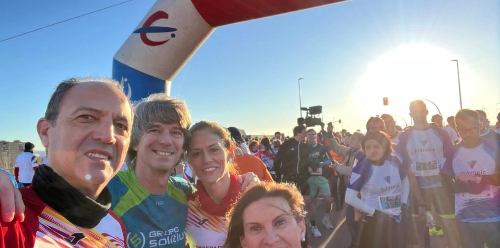 Imagen del artículo El Departamento de Sanidad, con el consejero Bancalero a la cabeza, participa en la X Carrera de Empresas ESIC por Equipos