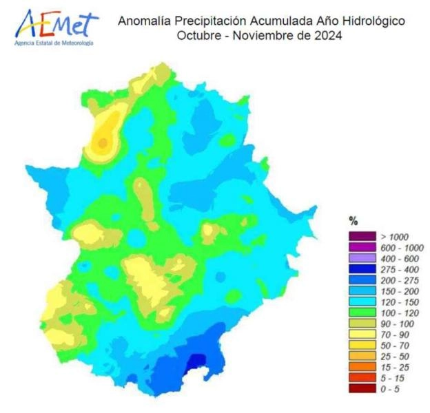 Imagen del artículo El otoño en Extremadura ha sido húmedo y cálido