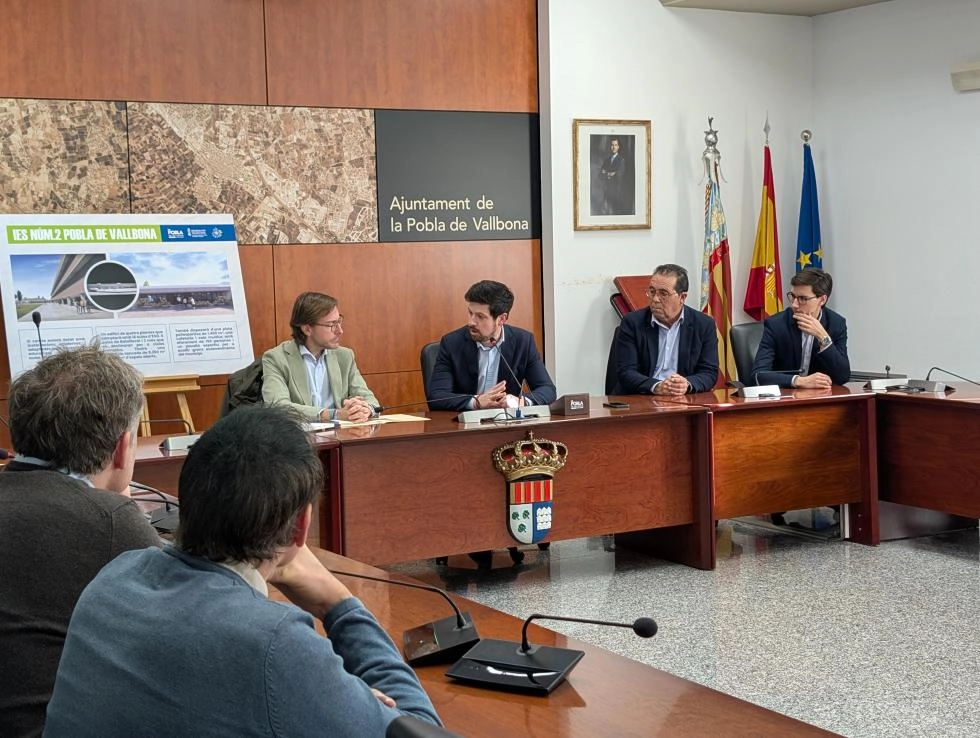 Imagen del artículo Educación incrementa en más de 4 millones de euros el presupuesto de construcción del IES Nº2 de La Pobla de Vallbona