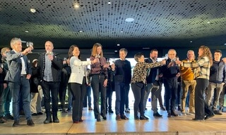 Imagen del artículo Pérez Iratxeta y Ruiz de Escudero apoyan la promoción internacional del Txakoli de Getaria en la fiesta de San Antón