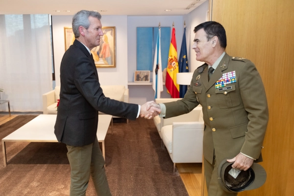 Image 0 of article Rueda mantén unha reunión co Xeneral Xefe do Mando de Apoio á Manobra con motivo da súa despedida oficial
