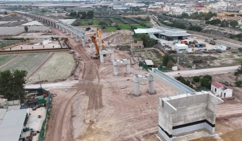 Image 4 of article El Gobierno autoriza licitar por 121 millones de euros las obras para montar la vía de la línea de alta velocidad entre Murcia y Lorca