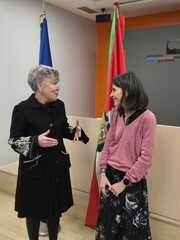 Imagen del artículo La consejera Nerea Melgosa se reúne en Bilbao con la nueva representante de ACNUR en España, Grainne Ohara