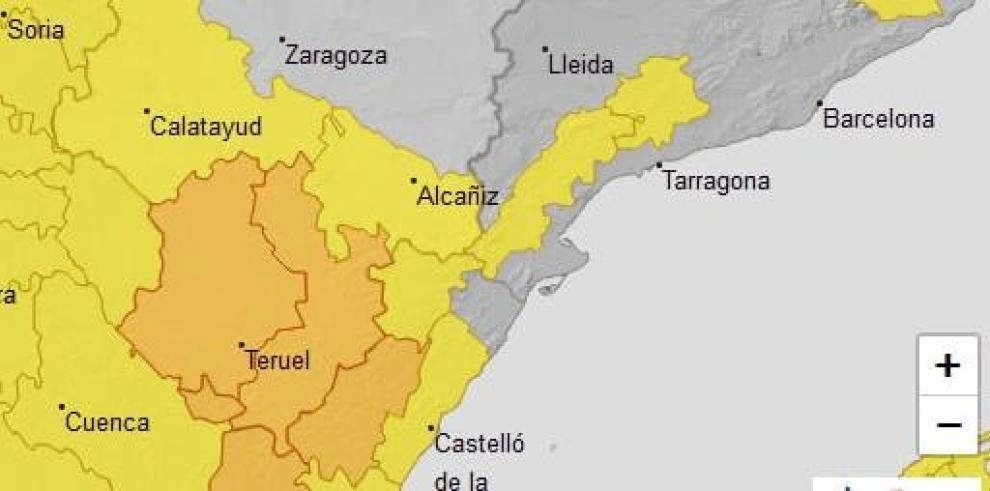 Imagen del artículo Aviso naranja por viento para este lunes en Albarracín, Jiloca, Gúdar y Maestrazgo