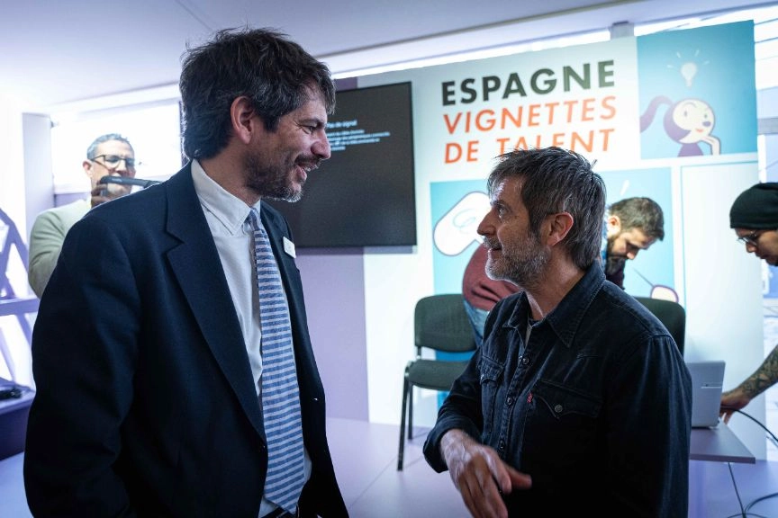 Imagen del artículo Urtasun inaugura el Pabellón de España como País Foco en el 52º Festival del Cómic de Angulema