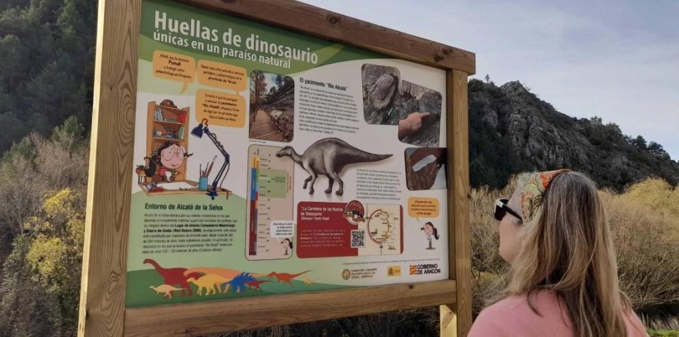 Imagen del artículo La Fundación Dinópolis amplía con un recorrido alternativo 'La Carretera de las Huellas de Dinosaurio' en la provincia de Teruel