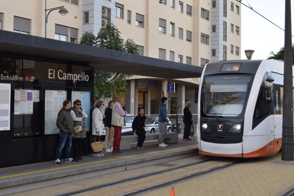 Imagen del artículo TRAM d'Alacant aplicará nuevos horarios entre Alicante y El Campello este mes de febrero