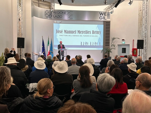 Image 0 of article Xosé Merelles inaugura un ciclo de conferencias que aborda a achega da peregrinación xacobea italiana á historia de Europa