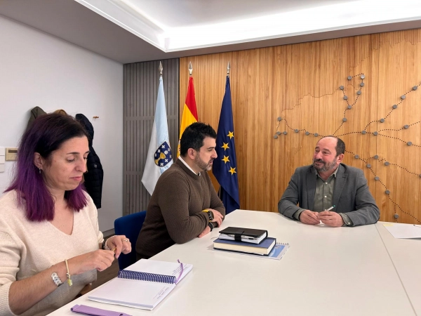 Image 2 of article Xosé Merelles reúnese co presidente da Ruta do Viño e da D.O. de Valdeorras para analizar a aposta da Xunta polo enoturismo na comarca