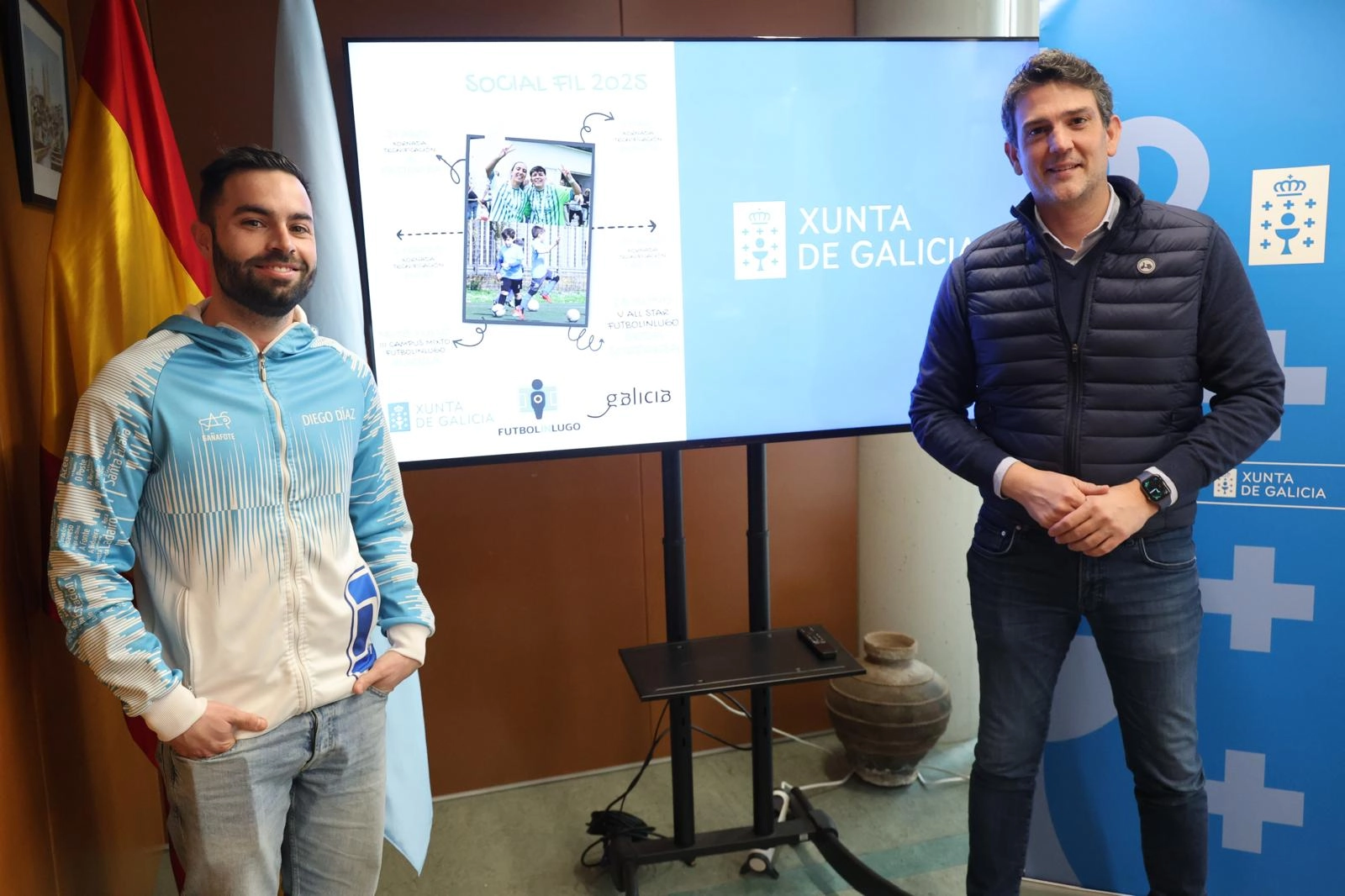 Image 1 of article A Xunta colabora con 'Futbolinlugo' nas actividades para fomentar a práctica do fútbol entre rapaces e rapazas da provincia