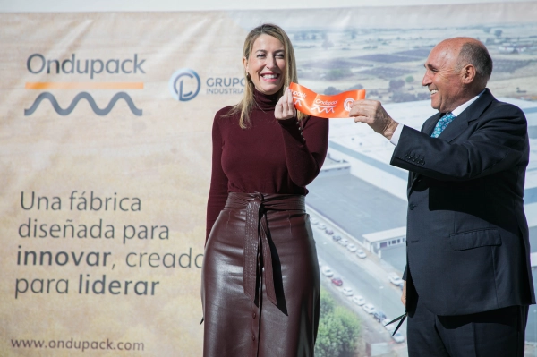 Image 5 of article Guardiola celebra la inauguración de la nueva planta de Ondupack en Navalmoral: Esto demuestra que Extremadura crece y avanza