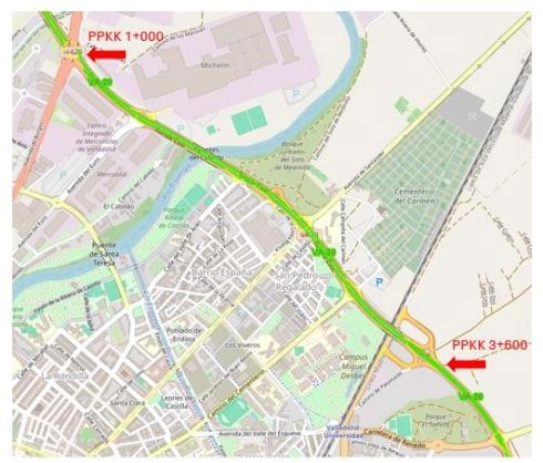 Image 1 of article Afectaciones al tráfico en la VA-20 por las obras de adecuación al paso de peatones y bicis, en Valladolid