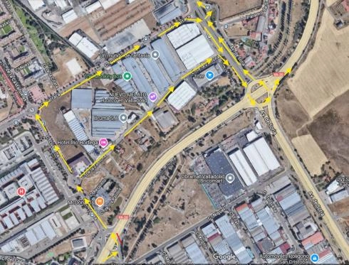 Image 3 of article Afectaciones al tráfico en la VA-20 por las obras de adecuación al paso de peatones y bicis, en Valladolid