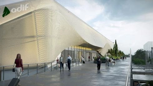 Image 2 of article Óscar Puente presenta la futura estación de Valladolid y anuncia que mañana se aprueba licitar las obras por 253 millones de euros