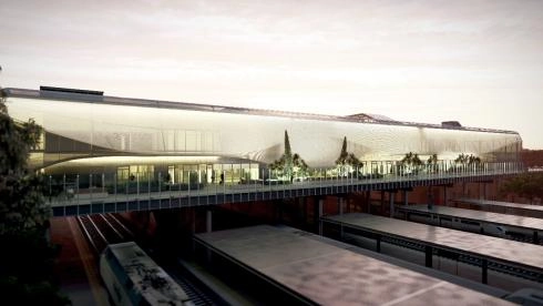 Image 3 of article Óscar Puente presenta la futura estación de Valladolid y anuncia que mañana se aprueba licitar las obras por 253 millones de euros