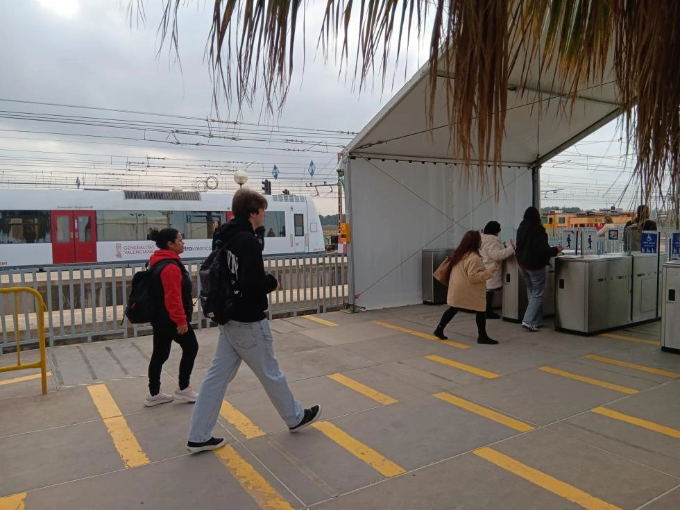 Imagen del artículo FGV recupera la circulación hasta València Sud de las Líneas 1, 2 y 7 y las frecuencias habituales de Metrovalencia