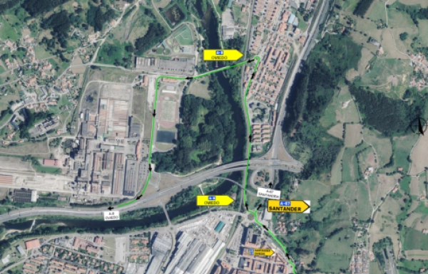 Image 2 of article Afectaciones al tráfico en la autovía A-67 por obras de aglomerado de la calzada en el entorno de Torrelavega