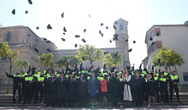 Imagen del artículo Los 58 policías locales que han superado el Curso de Ingreso del IESPA se incorporarán a 22 municipios andaluces