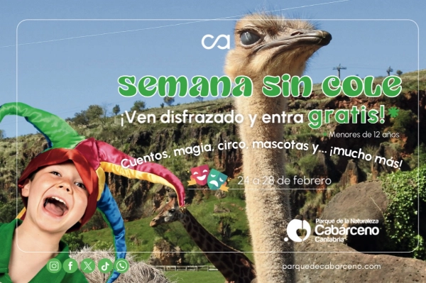 Imagen del artículo El Parque de la Naturaleza de Cabárceno celebra la 'Semana sin cole' con una amplia oferta de actividades lúdicas y didácticas
