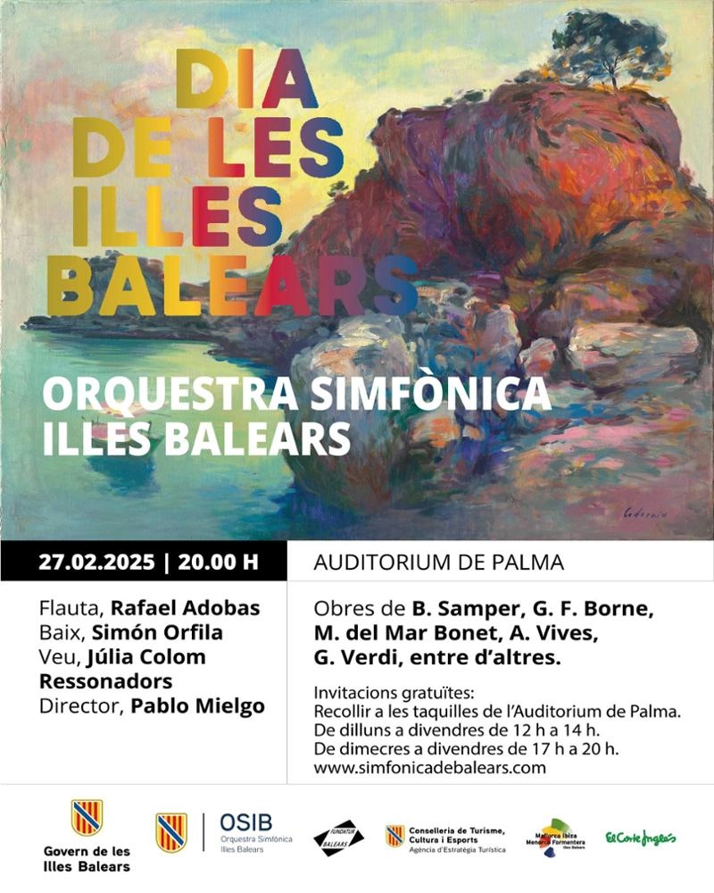 Imagen del artículo Simón Orfila, Rafael Adobas, Júlia Colom y Ressonadors, protagonistas en el concierto del Día de las Illes Balears de la Sinfónica