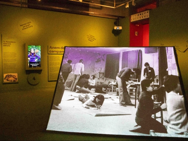 Imagen del artículo Unes 30.000 persones ja han visitat l'exposició Cul a Terra! Caus i esplais, escoles de ciutadania al Palau Robert