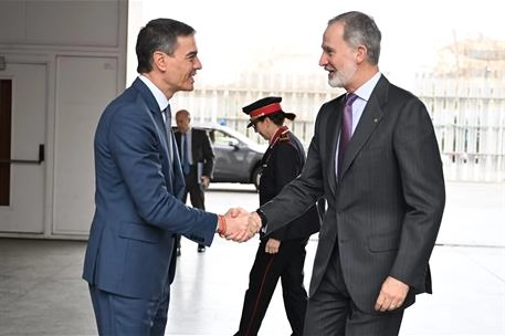 Imagen del artículo El presidente del Gobierno acompaña a S.M. el Rey en la inauguración del GSMA Mobile World Congress Barcelona 2025