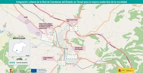 Image 0 of article Transportes inicia el 17 de marzo la Fase 3 de las obras para adecuar al paso de peatones y bicis la Avenida de Sagunto en Teruel