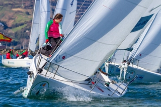 Imagen del artículo El RCN de Valencia, con Elena Tomás, vence en clase J80 en la EKP Women's Cup de Getxo