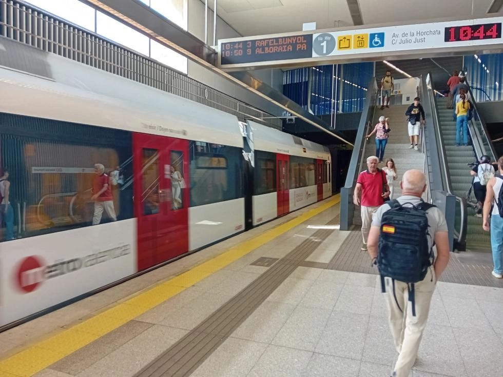 Imagen del artículo Metrovalencia facilitó en febrero 7,8 millones de desplazamientos