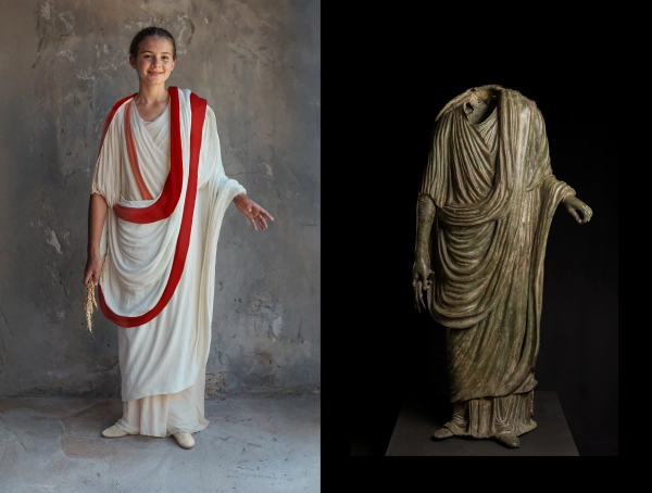 Imagen del artículo El Museo de Navarra presenta las últimas investigaciones sobre la estatua togada de Pompelo, que la identifican como una niña 

Los estudios encargados por la Dirección General de Cultura profundizan tanto en su soporte físico como en su adscripción histórica, cronología e interpretación   	 		 		17/03/2025 		    		 			 			 				 						 							camera_alt
