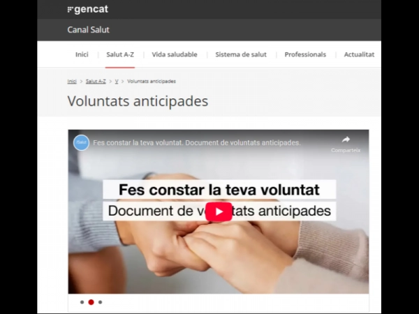 Imagen del artículo Els Documents de Voluntats Anticipades tenen a Catalunya un creixement de rècord de prop d'un 60% el 2024 amb la nova llei