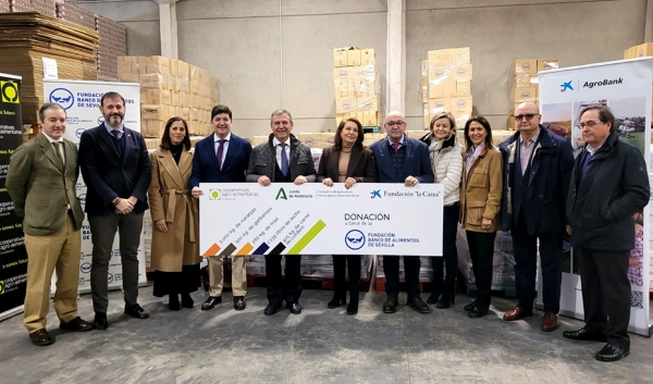 Imagen del artículo Donación de 13.500 kg de productos a los Bancos de Alimentos de Sevilla y Málaga