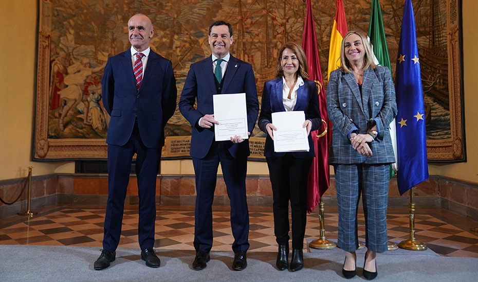 Imagen del artículo Moreno valora la firma del convenio de la Línea 3 del Metro de Sevilla e insta a todos a trabajar para hacerlo realidad