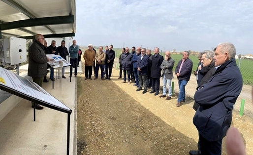 Image 3 of article El Ministerio de Agricultura, Pesca y Alimentación entrega a la Comunidad de Regantes de Balazote-La Herrera (Albacete) una planta solar fotovoltaica flotante