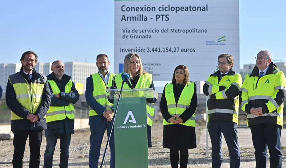 Imagen del artículo La Junta comienza las obras de la conexión ciclopeatonal entre Armilla y el PTS en Granada